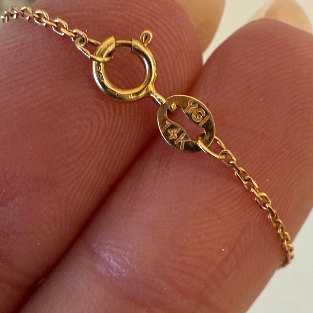 EFFY 14k rose gold key necklace almost 9 grams - Picture 11 of 14